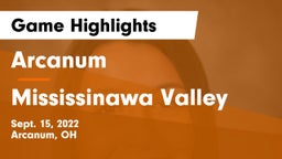 Arcanum  vs Mississinawa Valley  Game Highlights - Sept. 15, 2022