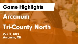 Arcanum  vs Tri-County North  Game Highlights - Oct. 5, 2023