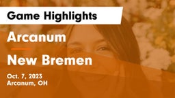 Arcanum  vs New Bremen  Game Highlights - Oct. 7, 2023