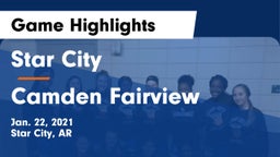 Star City  vs Camden Fairview  Game Highlights - Jan. 22, 2021