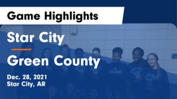 Star City  vs Green County Game Highlights - Dec. 28, 2021