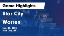 Star City  vs Warren  Game Highlights - Jan. 13, 2023