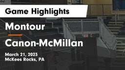 Montour  vs Canon-McMillan  Game Highlights - March 21, 2023
