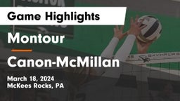 Montour  vs Canon-McMillan  Game Highlights - March 18, 2024