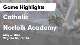 Catholic  vs Norfolk Academy Game Highlights - May 3, 2024