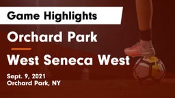 Orchard Park  vs West Seneca West Game Highlights - Sept. 9, 2021