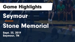 Seymour  vs Stone Memorial  Game Highlights - Sept. 23, 2019