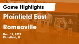 Plainfield East  vs Romeoville  Game Highlights - Dec. 12, 2023