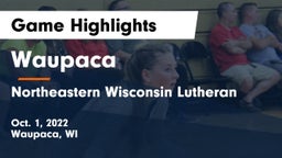 Waupaca  vs Northeastern Wisconsin Lutheran  Game Highlights - Oct. 1, 2022