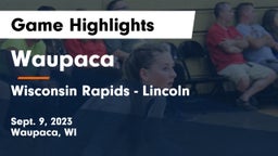 Waupaca  vs Wisconsin Rapids - Lincoln  Game Highlights - Sept. 9, 2023