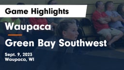 Waupaca  vs Green Bay Southwest  Game Highlights - Sept. 9, 2023