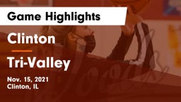 Clinton  vs Tri-Valley  Game Highlights - Nov. 15, 2021