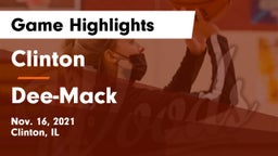 Clinton  vs Dee-Mack  Game Highlights - Nov. 16, 2021