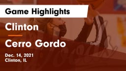 Clinton  vs Cerro Gordo Game Highlights - Dec. 14, 2021