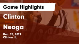 Clinton  vs Neoga  Game Highlights - Dec. 28, 2021