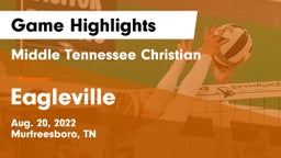 Middle Tennessee Christian vs Eagleville  Game Highlights - Aug. 20, 2022