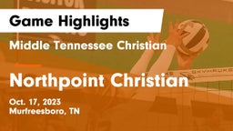 Middle Tennessee Christian vs Northpoint Christian Game Highlights - Oct. 17, 2023