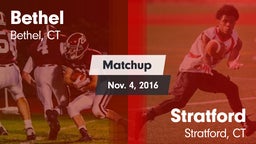 Matchup: Bethel  vs. Stratford  2016
