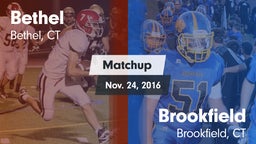 Matchup: Bethel  vs. Brookfield  2016