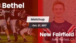 Matchup: Bethel  vs. New Fairfield  2017