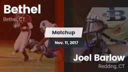 Matchup: Bethel  vs. Joel Barlow  2017