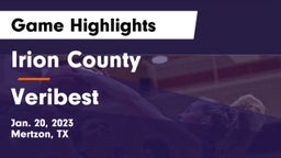 Irion County  vs Veribest  Game Highlights - Jan. 20, 2023
