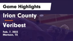 Irion County  vs Veribest  Game Highlights - Feb. 7, 2023