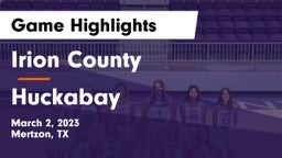 Irion County  vs Huckabay  Game Highlights - March 2, 2023