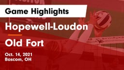 Hopewell-Loudon  vs Old Fort  Game Highlights - Oct. 14, 2021