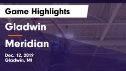 Gladwin  vs Meridian  Game Highlights - Dec. 12, 2019