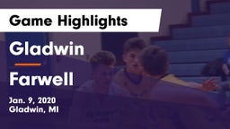 Gladwin  vs Farwell  Game Highlights - Jan. 9, 2020