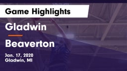 Gladwin  vs Beaverton  Game Highlights - Jan. 17, 2020