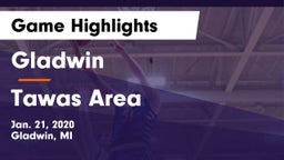 Gladwin  vs Tawas Area  Game Highlights - Jan. 21, 2020
