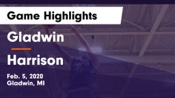 Gladwin  vs Harrison  Game Highlights - Feb. 5, 2020