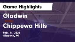 Gladwin  vs Chippewa Hills  Game Highlights - Feb. 11, 2020