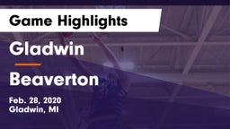 Gladwin  vs Beaverton  Game Highlights - Feb. 28, 2020