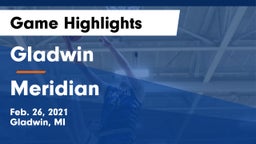 Gladwin  vs Meridian  Game Highlights - Feb. 26, 2021