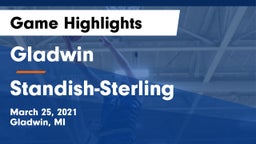 Gladwin  vs Standish-Sterling  Game Highlights - March 25, 2021
