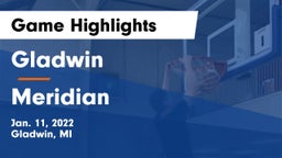 Gladwin  vs Meridian  Game Highlights - Jan. 11, 2022