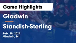 Gladwin  vs Standish-Sterling  Game Highlights - Feb. 20, 2024