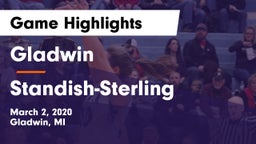 Gladwin  vs Standish-Sterling  Game Highlights - March 2, 2020