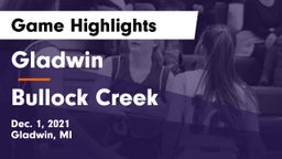 Gladwin  vs Bullock Creek  Game Highlights - Dec. 1, 2021