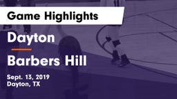 Dayton  vs Barbers Hill  Game Highlights - Sept. 13, 2019