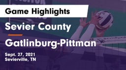 Sevier County  vs Gatlinburg-Pittman  Game Highlights - Sept. 27, 2021