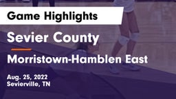 Sevier County  vs Morristown-Hamblen East  Game Highlights - Aug. 25, 2022