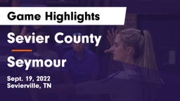 Sevier County  vs Seymour  Game Highlights - Sept. 19, 2022