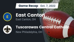 Recap: East Canton  vs. Tuscarawas Central Catholic  2022
