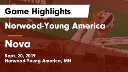 Norwood-Young America  vs Nova Game Highlights - Sept. 20, 2019