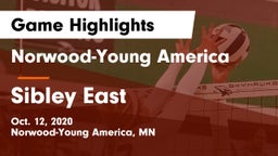 Norwood-Young America  vs Sibley East  Game Highlights - Oct. 12, 2020