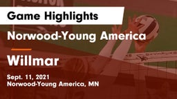 Norwood-Young America  vs Willmar  Game Highlights - Sept. 11, 2021